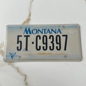 Montana License Plate